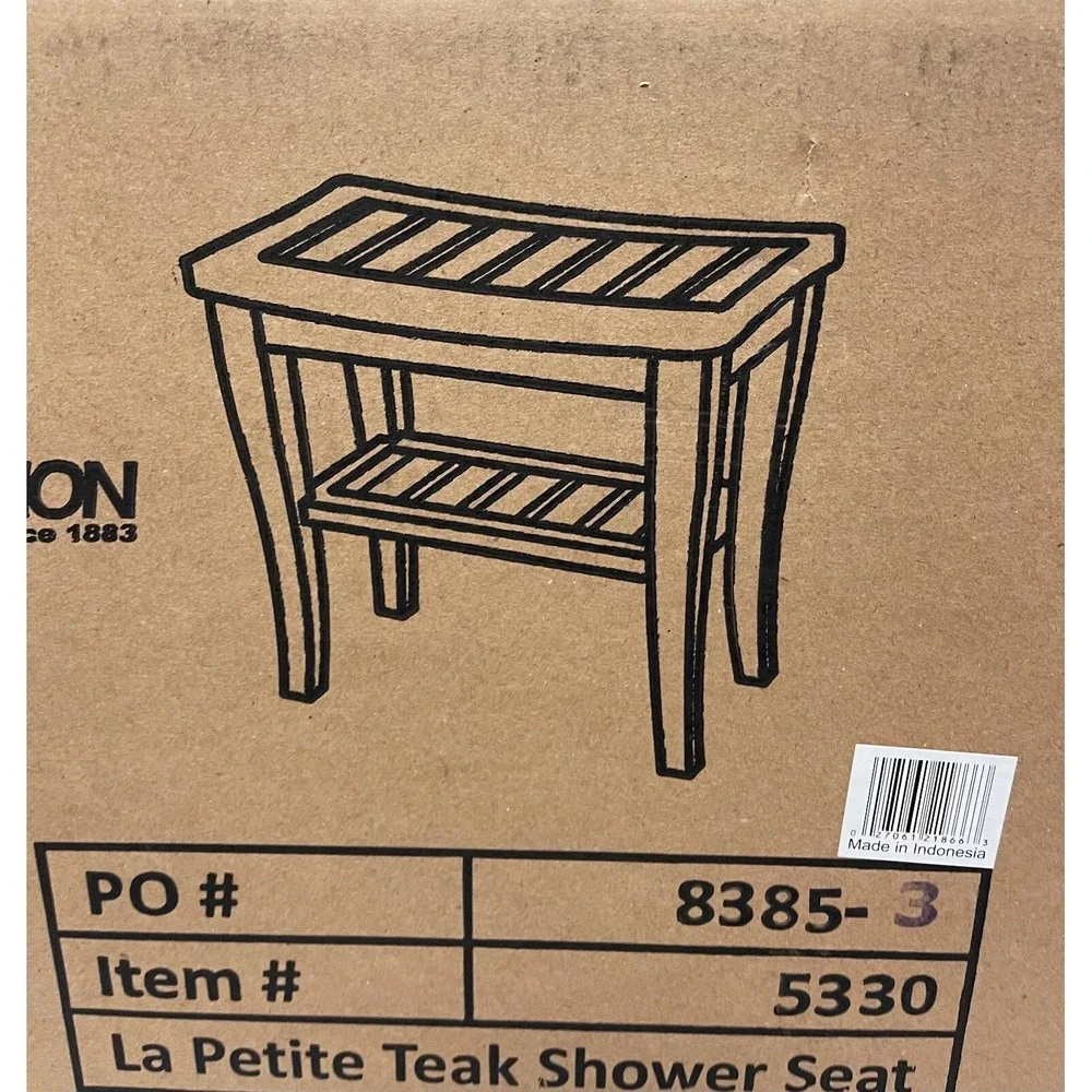 LA‎ PETITE TEAK SHOWER SEAT 5330 REDMON